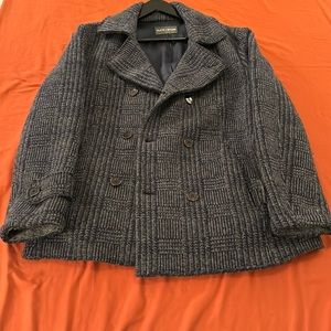 Slate and Stone Pea Coat